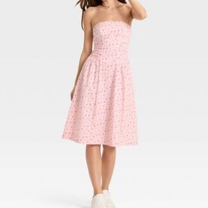 Wild Fable Light Pink Strapless Dress